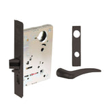 Sargent - 8204 - Storeroom Mortise Lock - Heavy Duty Standard Cylinder - LFIC - Keyed Alike - Escutcheon Trim Function - Grade 1 - US10BL (Dark Oxidized Satin Bronze Clear Coated)