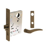 Sargent - 8204 - Storeroom Mortise Lock - Heavy Duty Standard Cylinder - LFIC - Keyed Alike - Escutcheon Trim Function - Grade 1 - US10 (Satin Bronze, Clear Coated)