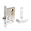 Sargent - 8204 - Storeroom Mortise Lock - Heavy Duty Standard Cylinder - LFIC - Keyed Alike - Escutcheon Trim Function - Grade 1 - WSP (White Suede Powder Coat)