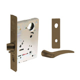 Sargent - 8204 - Storeroom Mortise Lock - Heavy Duty Standard Cylinder - LFIC - Keyed Alike - Escutcheon Trim Function - Grade 1 - US10 (Satin Bronze, Clear Coated)