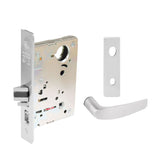 Sargent - 8204 - Storeroom Mortise Lock - Heavy Duty Standard Cylinder - LFIC - Keyed Alike - Escutcheon Trim Function - Grade 1 - WSP (White Suede Powder Coat)