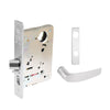 Sargent - 8204 - Storeroom Mortise Lock - Heavy Duty Standard Cylinder - LFIC - Keyed Alike - Escutcheon Trim Function - Grade 1 - WSP (White Suede Powder Coat)