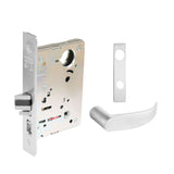 Sargent - 8204 - Storeroom Mortise Lock - Heavy Duty Standard Cylinder - LFIC - Keyed Alike - Escutcheon Trim Function - Grade 1 - WSP (White Suede Powder Coat)