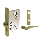 Sargent - 8204 - Storeroom Mortise Lock - Heavy Duty Standard Cylinder - LFIC - Key Code- Escutcheon Trim Function - Grade 1 - US4 (Satin Brass, Clear Coated)