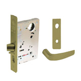 Sargent - 8204 - Storeroom Mortise Lock - Heavy Duty Standard Cylinder - LFIC - Key Code- Escutcheon Trim Function - Grade 1 - US4 (Satin Brass, Clear Coated)