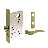 Sargent - 8204 - Storeroom Mortise Lock - Heavy Duty Standard Cylinder - LFIC - Key Code- Escutcheon Trim Function - Grade 1 - US4 (Satin Brass, Clear Coated)