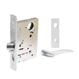 Sargent - 8204 - Storeroom Mortise Lock - Heavy Duty Standard Cylinder - LFIC - Keyed Different - Escutcheon Trim Function - Grade 1 - WSP (White Suede Powder Coat)