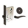 Sargent - 8204 - Storeroom Mortise Lock - Heavy Duty Standard Cylinder - LFIC - Keyed Alike - Rose Trim Function - Grade 1 - US10B (Dark Oxidized Satin Bronze, Oil Rubbed)