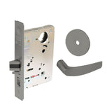 Sargent - 8204 - Storeroom Mortise Lock - Heavy Duty Standard Cylinder - LFIC - Keyed Alike - Rose Trim Function - Grade 1 - US32D (Satin Stainless Steel)