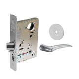 Sargent - 8204 - Storeroom Mortise Lock - Heavy Duty Standard Cylinder - LFIC - Keyed Alike - Rose Trim Function - Grade 1 - WSP (White Suede Powder Coat)