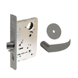 Sargent - 8204 - Storeroom Mortise Lock - Heavy Duty Standard Cylinder - LFIC - Keyed Alike - Rose Trim Function - Grade 1 - US32D (Satin Stainless Steel)