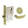 Sargent - 8204 - Storeroom Mortise Lock - Heavy Duty Standard Cylinder - LFIC - Keyed Alike - Rose Trim Function - Grade 1 - US4 (Satin Brass, Clear Coated)