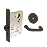 Sargent - 8204 - Storeroom Mortise Lock - Heavy Duty Standard Cylinder - LFIC - Keyed Alike - Rose Trim Function - Grade 1 - US10B (Dark Oxidized Satin Bronze, Oil Rubbed)