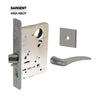 Sargent - 8204 - Storeroom Mortise Lock - Heavy Duty Standard Cylinder - LFIC - Keyed Different - Rose Trim Function - Grade 1 - US32D (Satin Stainless Steel)