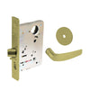 Sargent - 8204 - Storeroom Mortise Lock - Heavy Duty Standard Cylinder - LFIC - Keyed Different - Rose Trim Function - Grade 1 - US4 (Satin Brass, Clear Coated)