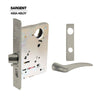 Sargent - 8204 - Storeroom Mortise Lock - Heavy Duty Less Cylinder - LFIC - Keyed Alike - Escutcheon Trim Function - Grade 1 - US15 (Satin Nickel Plated, Clear Coated)