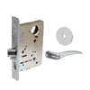 Sargent - 8204 - Storeroom Mortise Lock - Heavy Duty Less Cylinder - LFIC - Keyed Alike - Rose Trim Function - Grade 1 - WSP (White Suede Powder Coat)