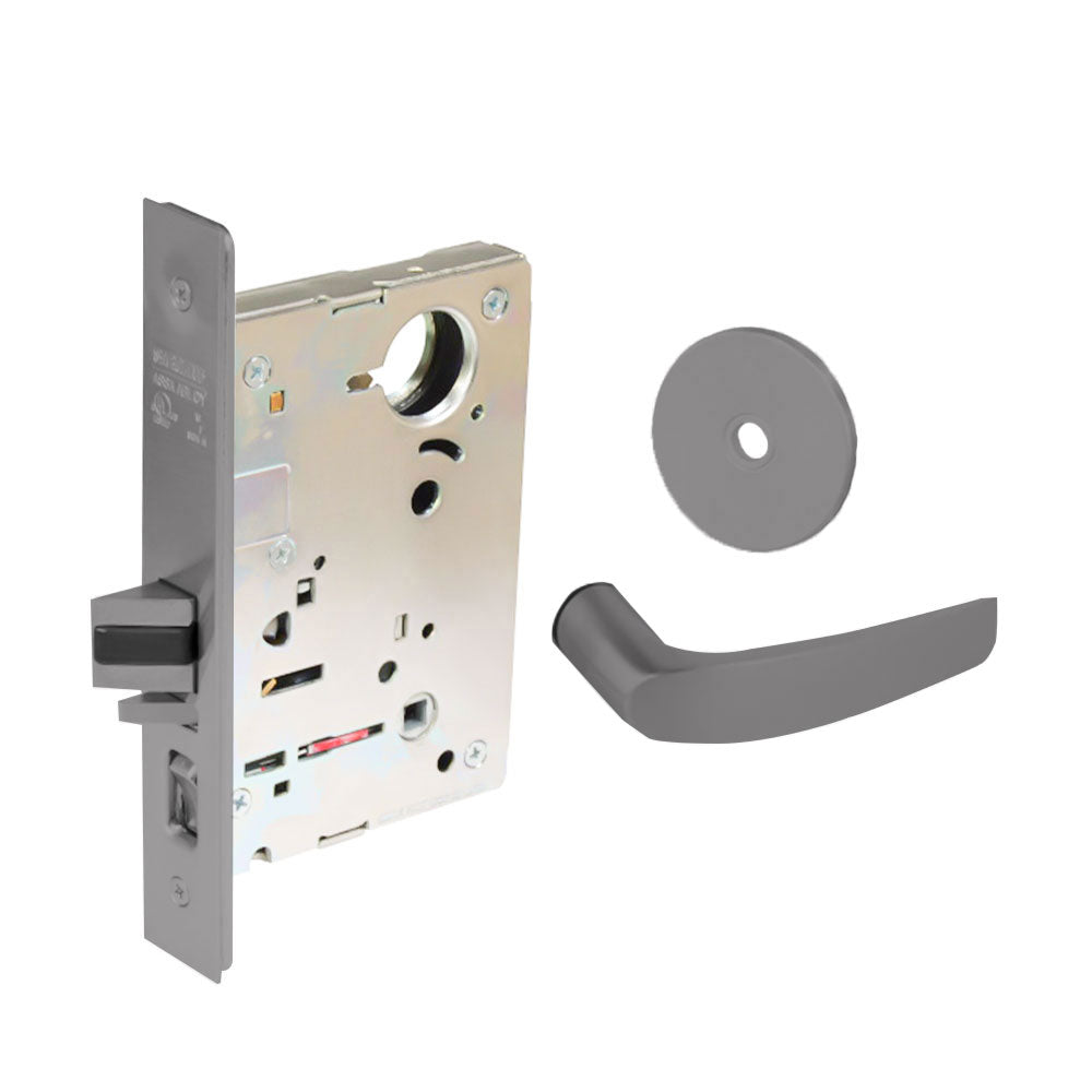 Sargent - 8204 - Storeroom Mortise Lock - Heavy Duty Less Cylinder - LFIC - Keyed Alike - Rose Trim Function - Grade 1 - US26D (Satin Chromium Plated Over Nickel)