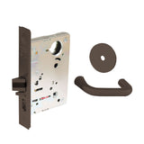 Sargent - 8204 - Storeroom Mortise Lock - Heavy Duty Less Cylinder - LFIC - Keyed Alike - Rose Trim Function - Grade 1- US10BE (Dark Oxidized Satin Bronze)