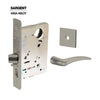 Sargent - 8204 - Storeroom Mortise Lock - Heavy Duty Less Cylinder - LFIC - Keyed Different - Rose Trim Function - Grade 1 - US15 (Satin Nickel Plated, Clear Coated)