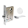 Sargent - 8204 - Storeroom Mortise Lock - Heavy Duty Standard Cylinder - LFIC - Rose Trim Function - Grade 1 - WSP (White Suede Powder Coat)