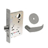 Sargent - 8204 - Storeroom Mortise Lock - Heavy Duty Standard Cylinder - SFIC - Key Code- Rose Trim Function - Grade 1 - US32 (Bright Stainless Steel)