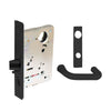 Sargent - 8204 - Storeroom Mortise Lock - Heavy Duty Less Cylinder - SFIC - Keyed Different - Escutcheon Trim Function - Grade 1 - US20D (Dark Statuary Bronze Lacquered)