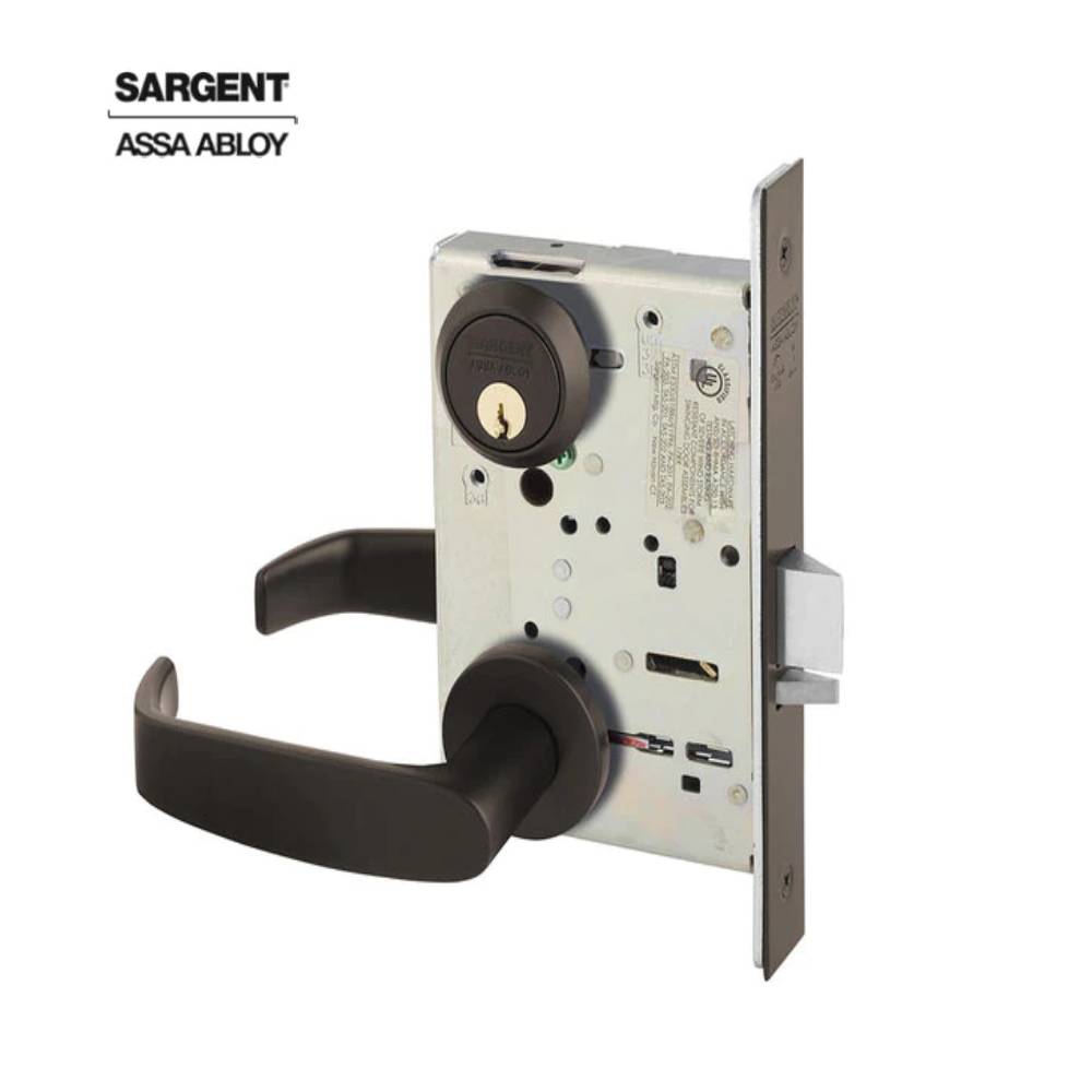 Sargent - 8204 - Storeroom Mortise Lock With 2-3/4 Inch Backset And 4-