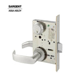 Sargent - 8205 - Entry Mortise Lock - LN Rose / L Lever - LA Keyway - ASA Strike - Grade 1 - Optional Color