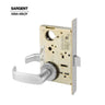 Sargent - 8215 - Passage Mortise Lock with 2-3/4 Inch Backset and 4-7/8 Inch ASA Strike - LN Rose - L Lever - Grade 1 - Optional Color