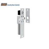 SDC - 1091AIV - Spacesaver Mortise Bolt Lock Fits 1-3/4 Frames - 12/24 VDC - Satin Aluminum Clear Anodized