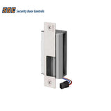 SDC - 55-CU - Uniflex Heavy Duty Electric Strike Body and Faceplate Compatible with Motise Locksets and Exit Mortise Devices - 12/24VDC - Grade 1 - Satin Stainless Steel