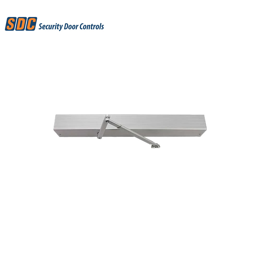 SDC - AUTOS136V - Low Energy Swing Door Operator with Push Side Top Jamb Mount - 36 Opening - Satin Aluminum Clear Anodized Finish