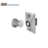 SDC - EH201224A - Magnetic Door Holder and Releasing Device with Semi-Flush Mount - 12/24VAC/DC - Aluminum Painted