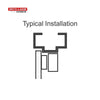 SECO-LARM E-941S-600/LQ L-Bracket for 600-lb Series Electromagnetic Locks