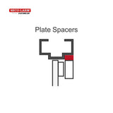 SECO-LARM E-941S-600/PQ 3/16â€³ Plate Spacer for 600-lb Series Electromagnetic Locks