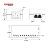 SECO-LARM NJ-A301U-T6AQ 30W PoE Injector