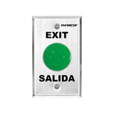 SECO-LARM SD-7201GAPT1Q RTE Single-Gang Plate w Green Mushroom Cap Push Button, â€œExit & Salida, SPDT, Timer