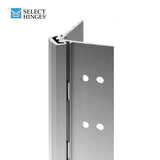 Select Hinges SL11 HD 85" Continuous Hinge Geared Concealed Heavy Duty - Aluminum Finish