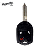 Simple Key Universal Smart Key 3-Button Remote and EZ Installer 2004-2016 for Ford and Lincoln