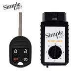 Simple Key Smart Key 4-Button Remote and EZ Installer 2012-2017 for Ford