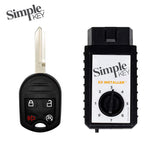 Simple Key Smart Key 4-Button Remote and EZ Installer 2009-2017 for Ford and Lincoln