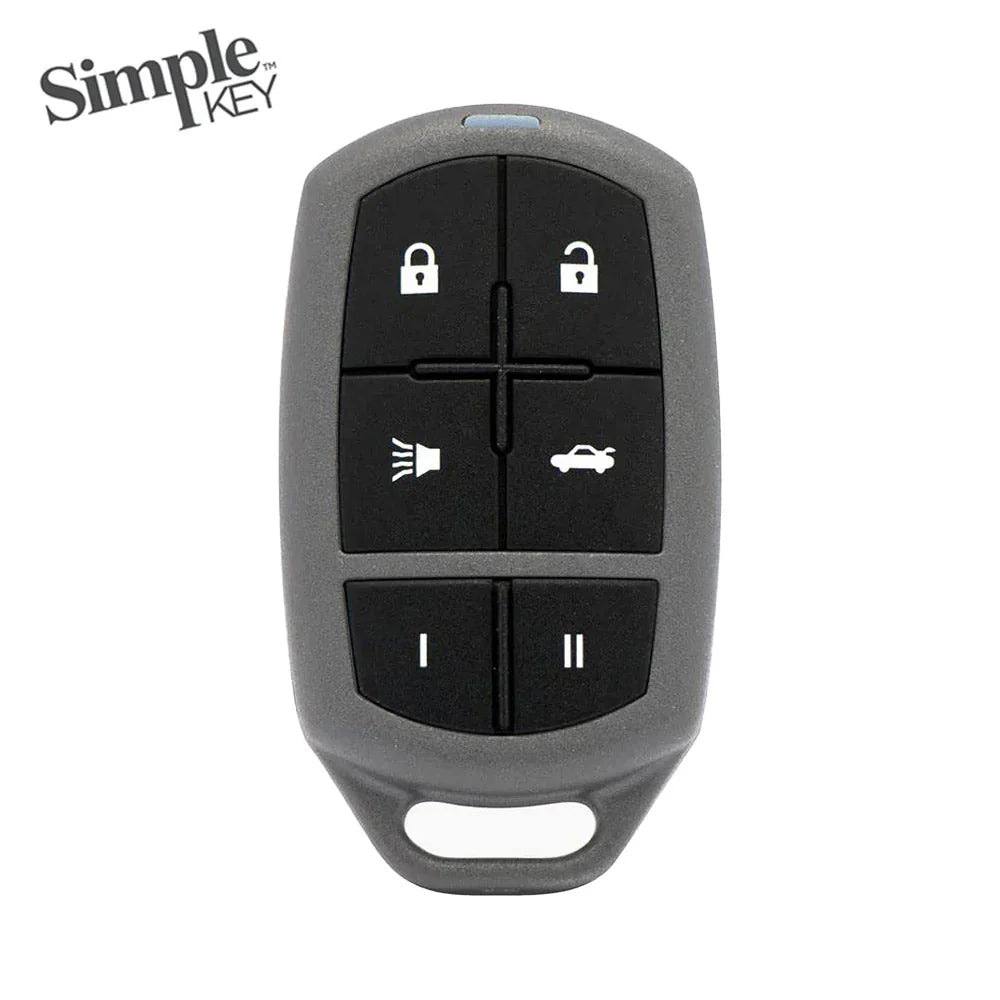 Simple Key Universal Classic 6-Button Car Remote for 1997-2016 Vehicles (FCC# X32-MECJ)