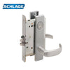 Schlage - L9050P - Entrance Office Mortise Lock with 2-3/4 Inch Backset and 4-7/8 Inch ANSI Strike - C Keyway - L Escutcheon - Optional Lever - Grade 1 - 626 (Satin Chrome Finish)