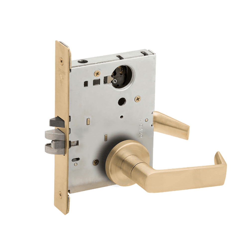 Schlage - L9080 - Storeroom Mortise Lock with Less Conventional Cylinder and 06 Lever - Grade 1