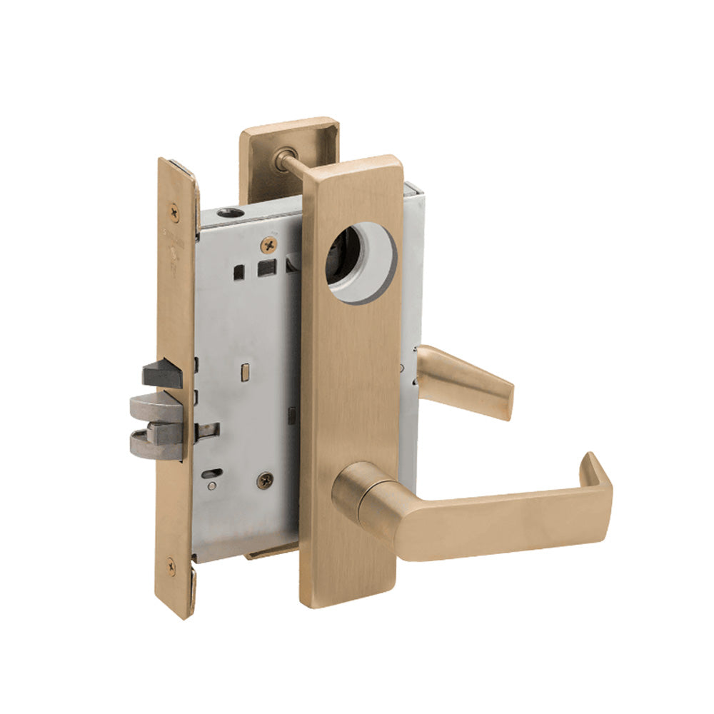 Schlage - L9080 - Storeroom Mortise Lock with Less Conventional Cylinder and 06 Lever - Grade 1