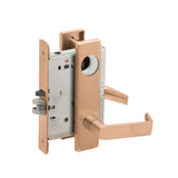 Schlage - L9080 - Storeroom Mortise Lock with Less Conventional Cylinder and 06 Lever - Grade 1