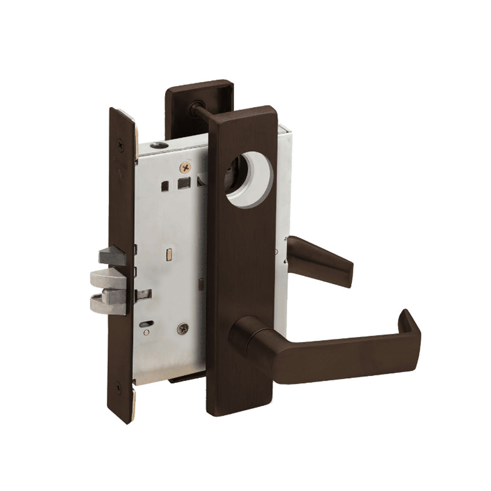 Schlage - L9080 - Storeroom Mortise Lock with Less Conventional Cylinder and 06 Lever - Grade 1