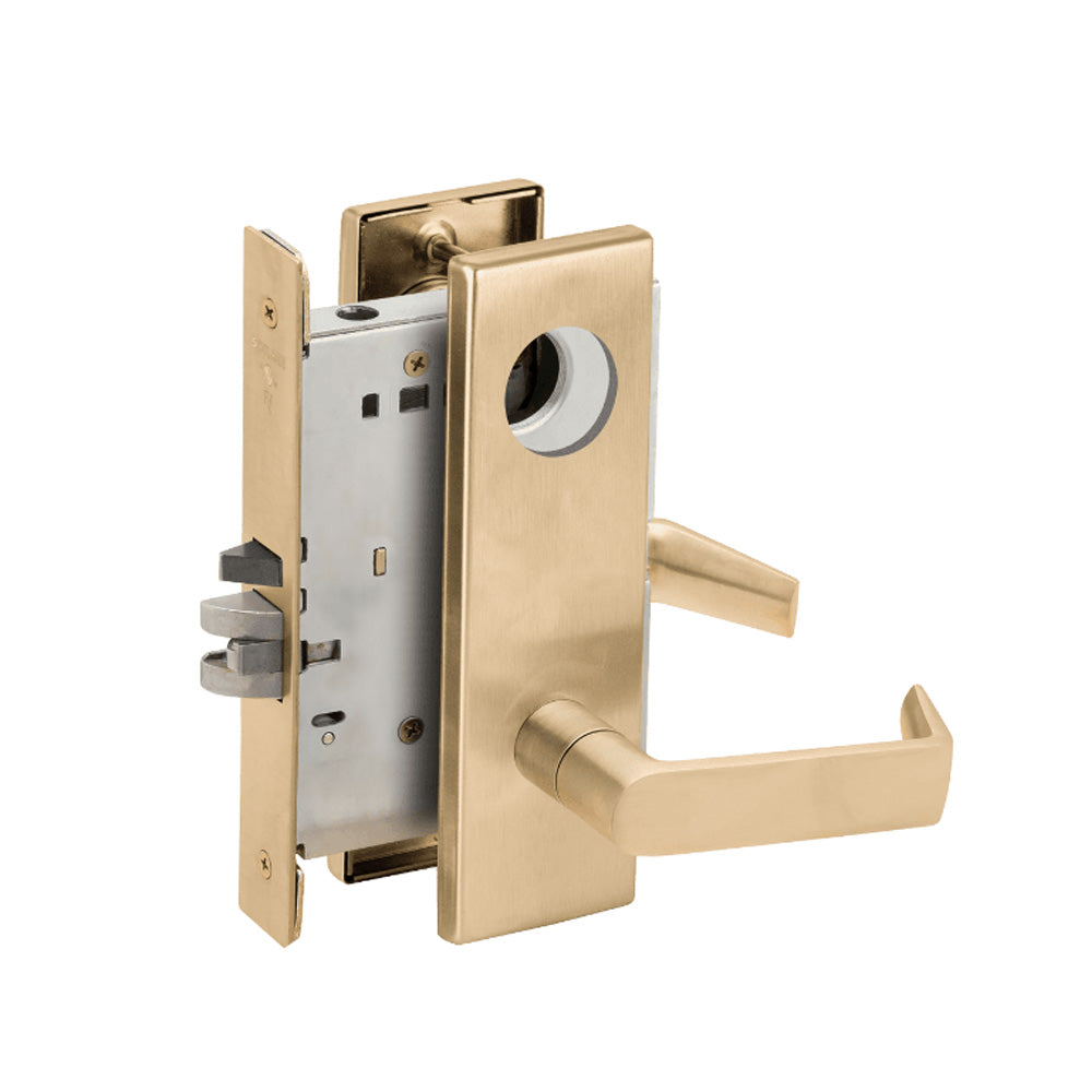 Schlage - L9080 - Storeroom Mortise Lock with Less Conventional Cylinder and 06 Lever - Grade 1