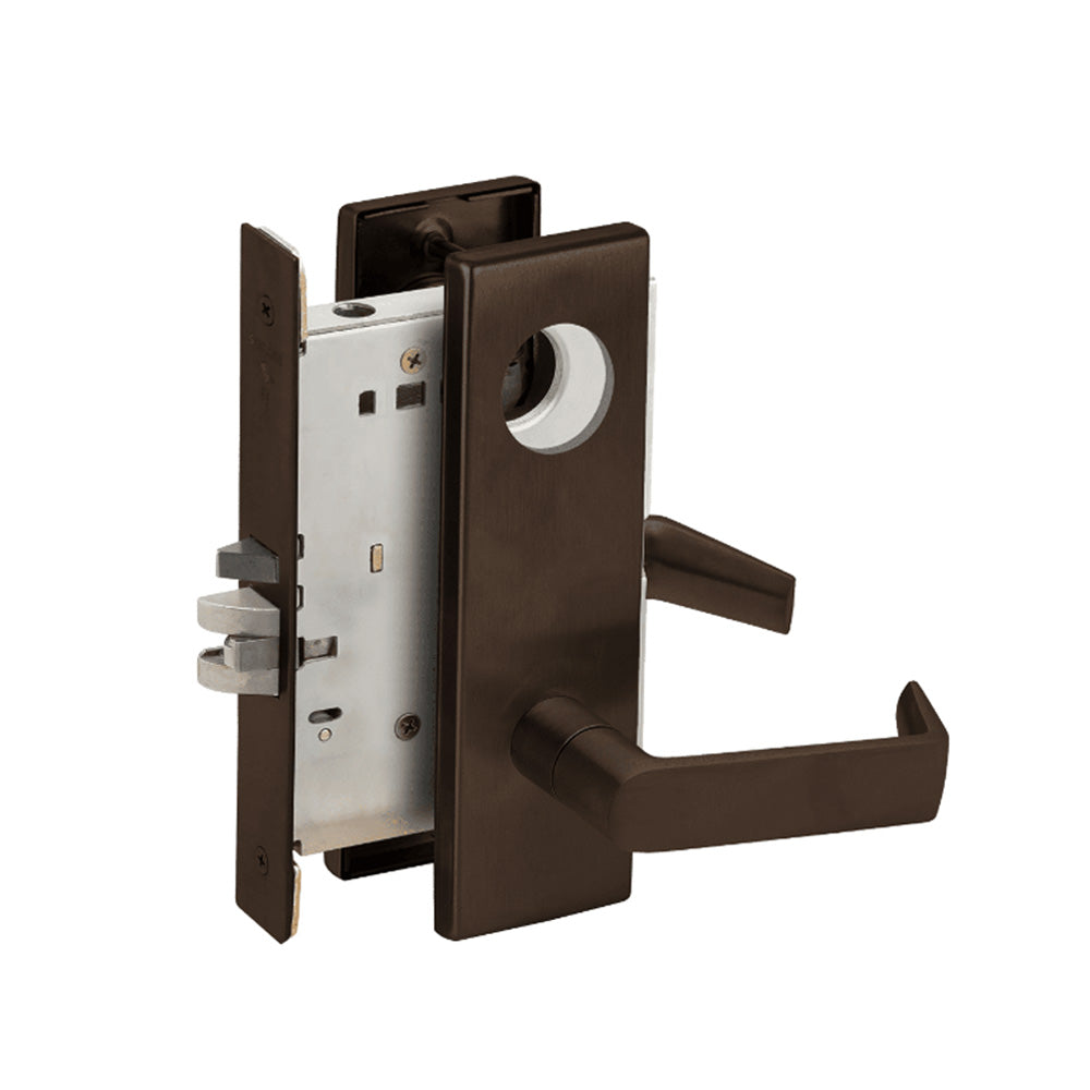 Schlage - L9080 - Storeroom Mortise Lock with Less Conventional Cylinder and 06 Lever - Grade 1